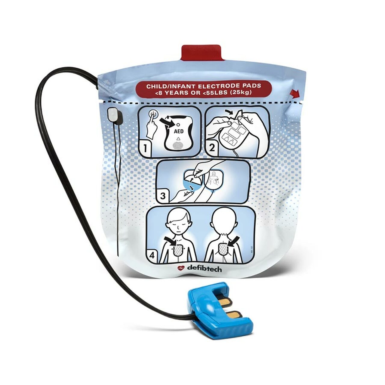 DDU-2000 Series Pediatric Defibrillation Pad Package